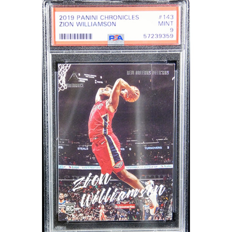 Zion Williamson 2019-20 Panini Chronicles Luminance Rookie Card